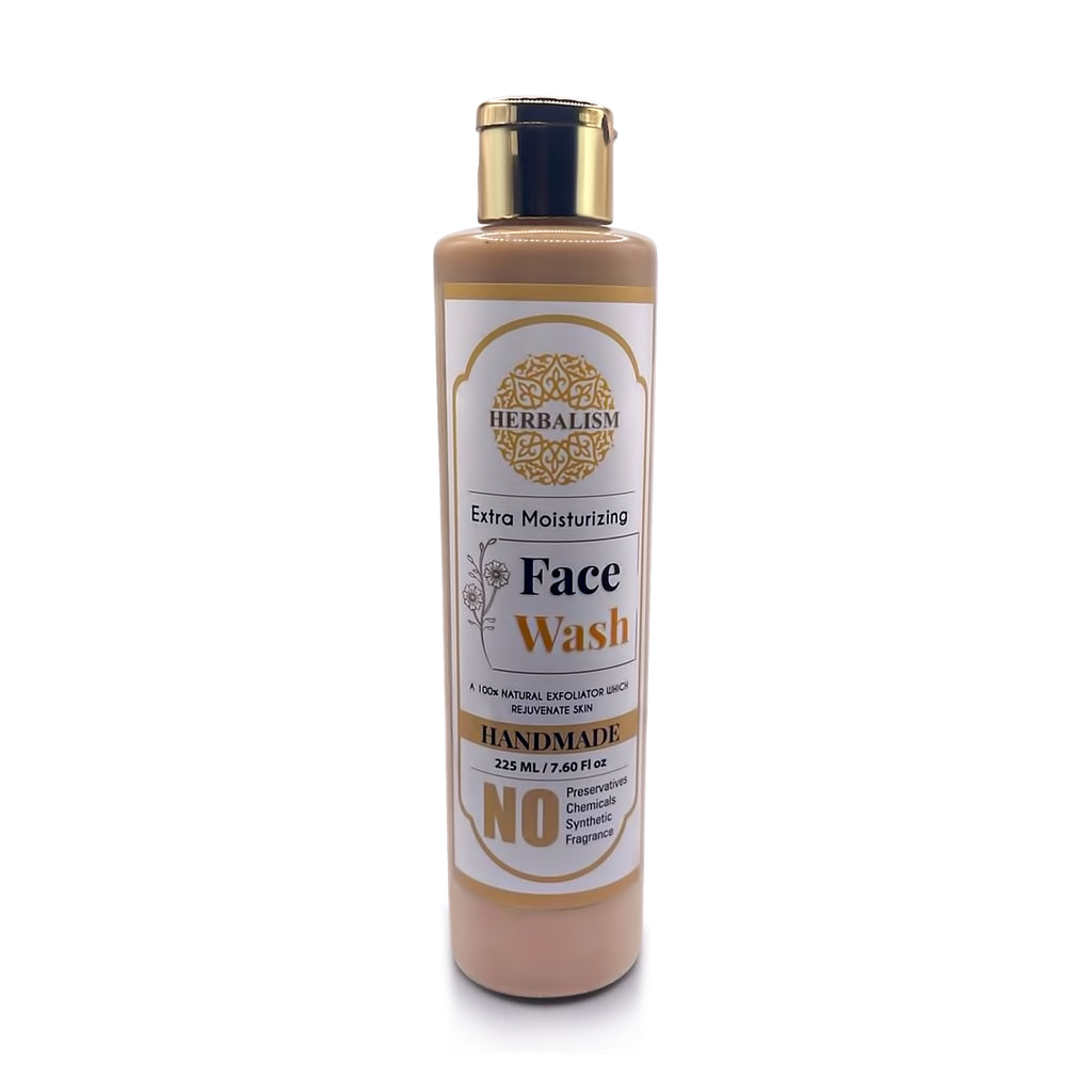 Herbalism Extra Moisturizing Face Wash – a handcrafted and 100% natural herbal blend for dry and damaged skin. - HERBALISM